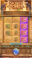 Secrets of Cleopatra · Panduan Kisi Dinamis Infinity Reels dan Roda Gamble Secrets of Cleopatra